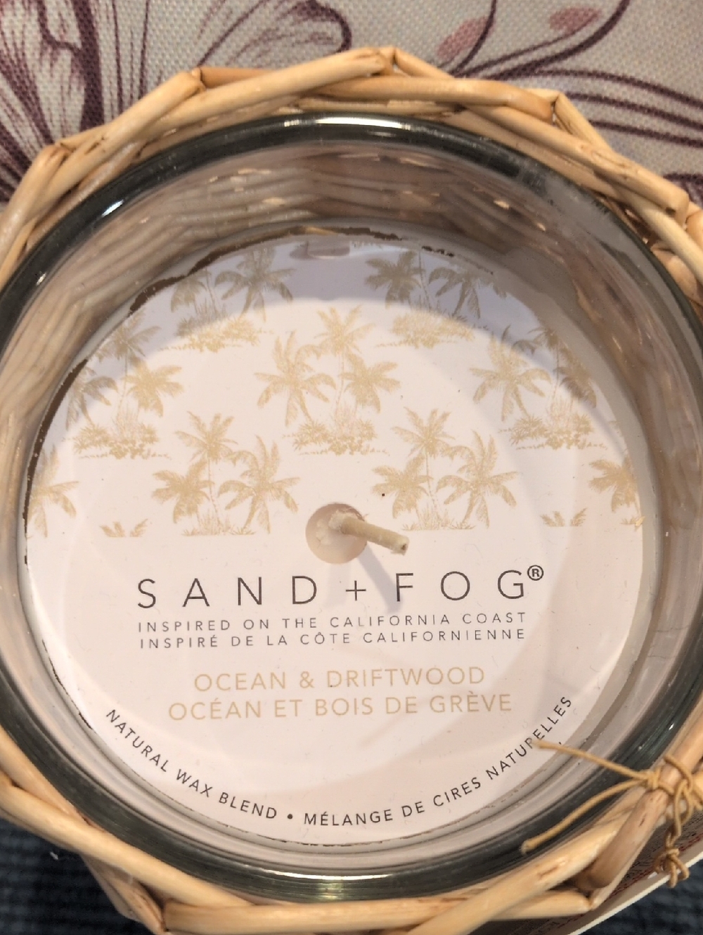 Sand + Fog Ocean & Driftwood Scented Candle